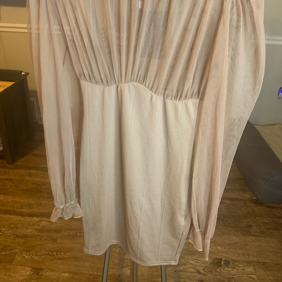 Nude sheer dress - Picture 2 of 2